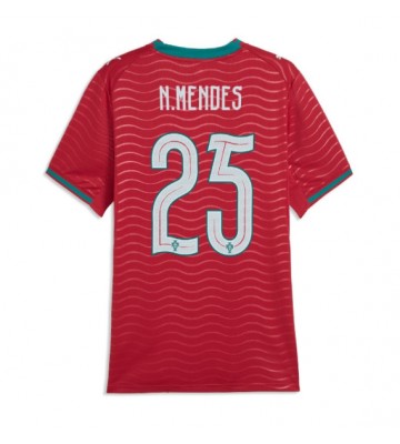 Portugal Nuno Mendes #25 Hjemmebanetrøje Dame VM 2026 Kortærmet Portugal Nuno Mendes #25 Hjemmebanetrøje Dame VM 2026 Kortærmet